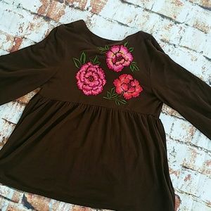 💜Embroidered cardigan